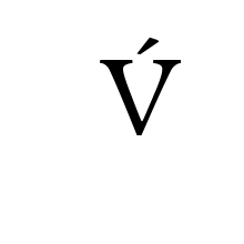 LATIN CAPITAL LETTER V WITH ACUTE