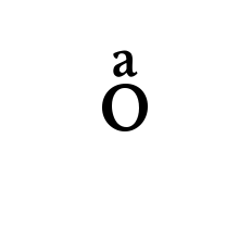 LATIN SMALL LETTER O WITH LATIN SMALL LETTER A ABOVE