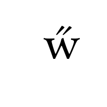 LATIN SMALL LETTER W WITH DOUBLE ACUTE