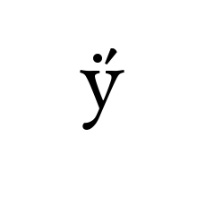 LATIN SMALL LETTER Y WITH DOT ABOVE AND ACUTE