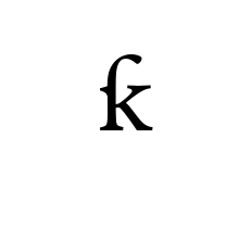 LATIN SMALL LIGATURE K AND LONG S