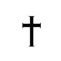 OLD SLAVONIC MARK CROSS