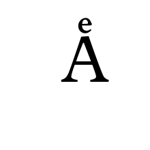 LATIN CAPITAL LETTER A WITH LATIN SMALL LETTER E ABOVE