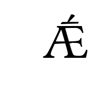 LATIN CAPITAL LETTER AE WITH MACRON AND ACUTE 