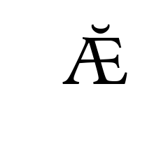 LATIN CAPITAL LETTER AE WITH BREVE