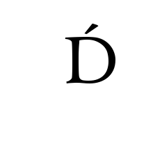 LATIN CAPITAL LETTER D WITH ACUTE