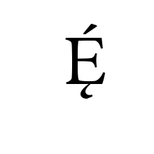 LATIN CAPITAL LETTER E WITH OGONEK AND ACUTE 
