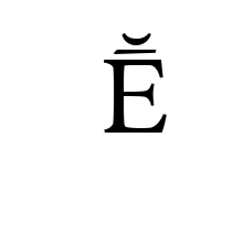 LATIN CAPITAL LETTER E WITH MACRON AND BREVE 