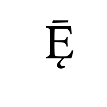 LATIN CAPITAL LETTER E WITH OGONEK AND MACRON