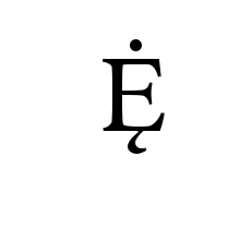 LATIN CAPITAL LETTER E WITH OGONEK AND DOT ABOVE