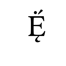 LATIN CAPITAL LETTER E WITH OGONEK AND DOT ABOVE AND ACUTE