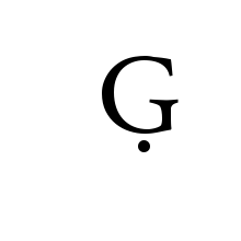LATIN CAPITAL LETTER G WITH DOT BELOW