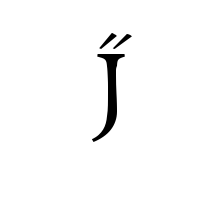 LATIN CAPITAL LETTER J WITH DOUBLE ACUTE