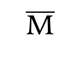 LATIN CAPITAL LETTER M WITH HIGH OVERLINE (ABOVE CHARACTER)