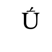 LATIN CAPITAL LETTER U WITH MACRON AND ACUTE 