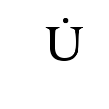 LATIN CAPITAL LETTER U WITH DOT ABOVE