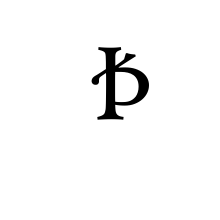 LATIN CAPITAL LETTER THORN WITH DIAGONAL STROKE