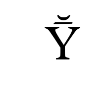 LATIN CAPITAL LETTER Y WITH MACRON AND BREVE 