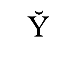 LATIN CAPITAL LETTER Y WITH BREVE