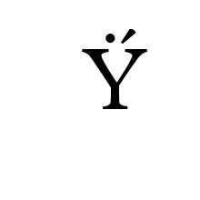 LATIN CAPITAL LETTER Y WITH DOT ABOVE AND ACUTE