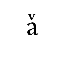 LATIN SMALL LETTER A WITH LATIN SMALL LETTER V ABOVE