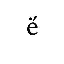 LATIN SMALL LETTER E WITH DOT ABOVE AND ACUTE