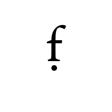 LATIN SMALL LETTER F WITH DOT BELOW