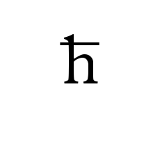 LATIN SMALL LETTER H WITH MEDIUM-HIGH OVERLINE (ACROSS ASCENDER)