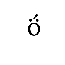 LATIN SMALL LETTER O WITH DIAERESIS AND ACUTE