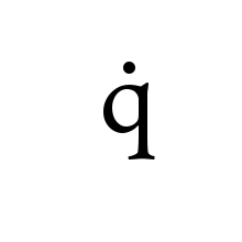 LATIN SMALL LETTER Q WITH DOT ABOVE