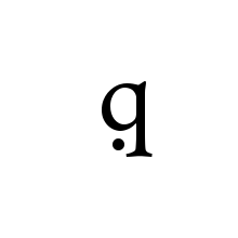 LATIN SMALL LETTER Q WITH DOT BELOW