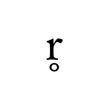 LATIN SMALL LETTER R WITH RING BELOW