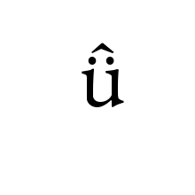 LATIN SMALL LETTER U WITH DIAERESIS AND CIRCUMFLEX