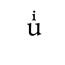 LATIN SMALL LETTER U WITH LATIN SMALL LETTER I ABOVE