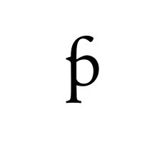 LATIN SMALL LIGATURE THORN AND LONG S