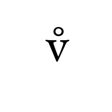 LATIN SMALL LETTER V WITH RING ABOVE