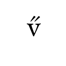 LATIN SMALL LETTER V WITH DOUBLE ACUTE