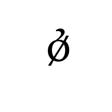 LATIN SMALL LETTER O WITH STROKE AND CURL