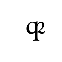 LATIN SMALL LETTER Q LIGATED WITH R ROTUNDA