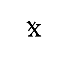 LATIN SMALL LETTER X WITH SHORT SLASH ABOVE
