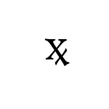 LATIN SMALL LETTER X WITH SHORT SLASH BELOW