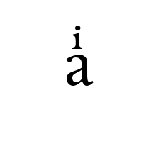 LATIN SMALL LETTER A WITH LATIN SMALL LETTER I ABOVE