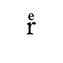 LATIN SMALL LETTER R WITH LATIN SMALL LETTER E ABOVE