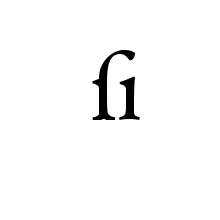 LATIN SMALL LIGATURE LONG S I