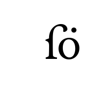 LATIN SMALL LIGATURE LONG S O WITH DIAERESIS