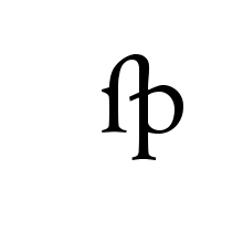 LATIN SMALL LIGATURE LONG S P