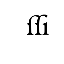 LATIN SMALL LIGATURE LONG S LONG S I