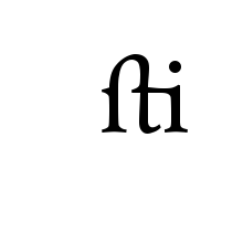 LATIN SMALL LIGATURE LONG S TI