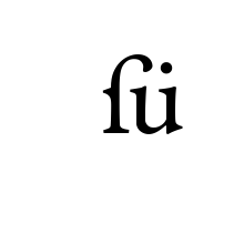 LATIN SMALL LIGATURE LONG S U WITH DIAERESIS