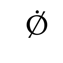 LATIN CAPITAL LETTER O WITH STROKE AND DOT ABOVE